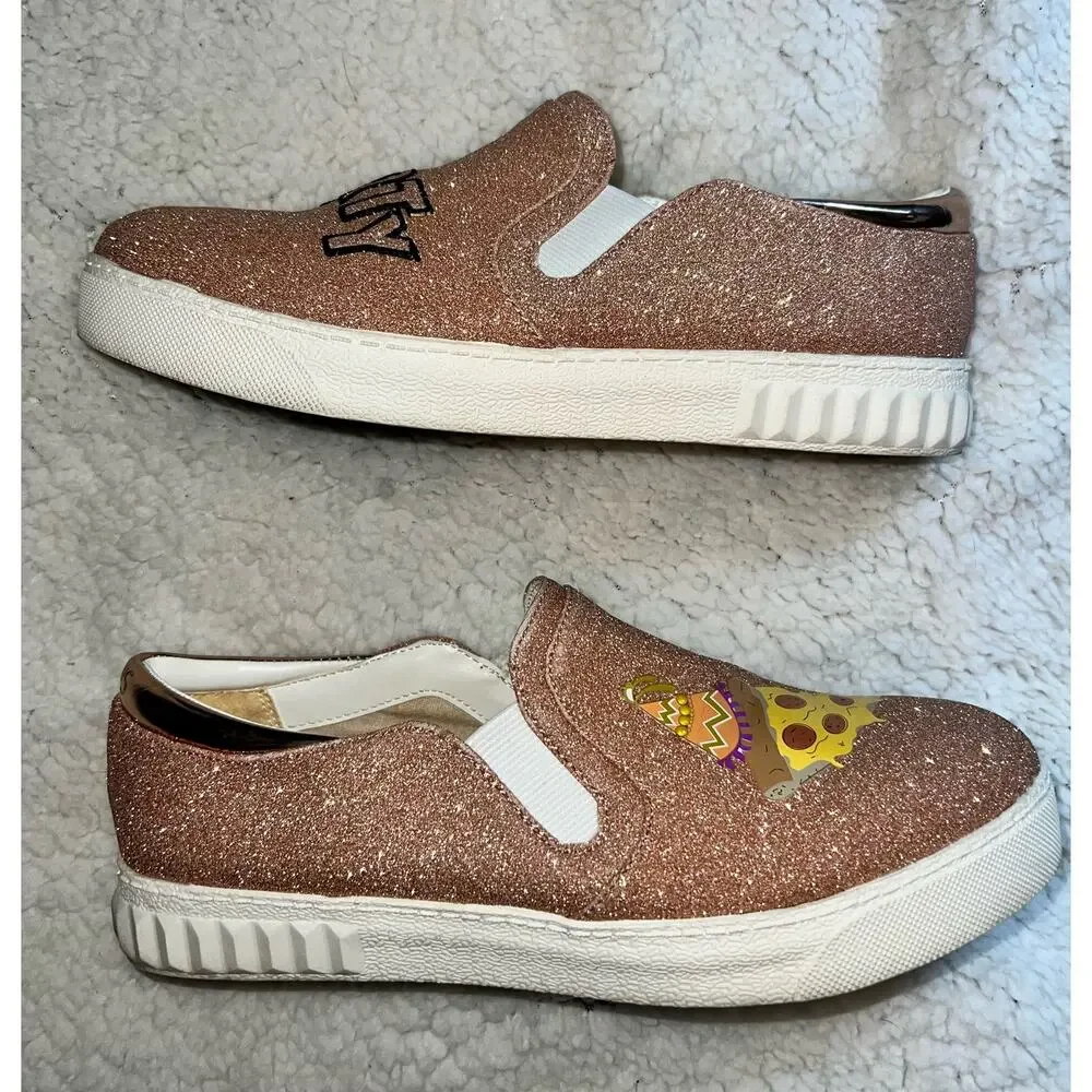 Circus by Sam Edelman rose gold glittery slip-ons - size 7M